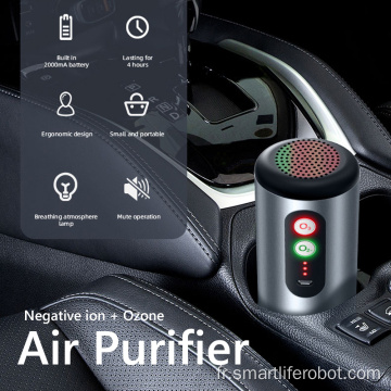 Désodorisant et purificateur d&#39;air de voiture à ions négatifs